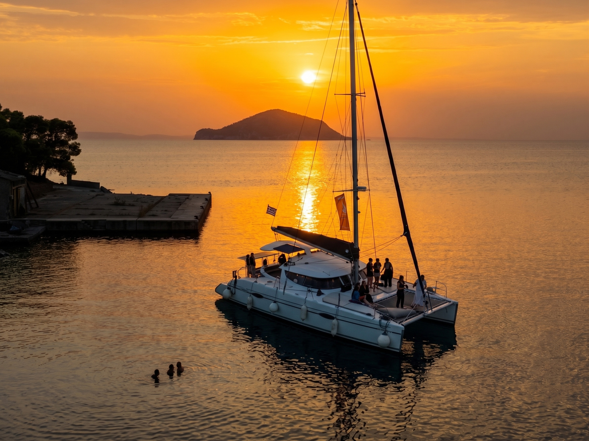Catamaran Sunset Cruise Halkidiki